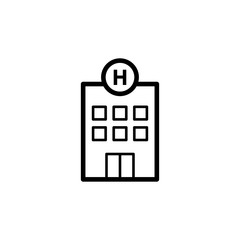 hospital building icon