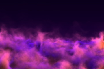 Soft focus blurry background creative template of fantasy fog