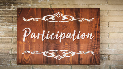 Street Sign to Participation