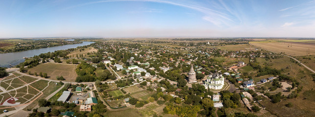 Fototapeta na wymiar Starocherkassk (the village of Starocherkassk) is the former capital of the Don and Don Cossacks in the south of Russia. Several churches and a cathedral of the 17-18th centuries, low-rise residential
