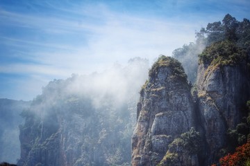 view of mountains