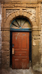 Fototapeta na wymiar Old and weathered doors of Essaouira/Morocco