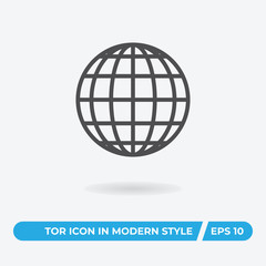 World grid vector icon, simple sign for web site and mobile app.