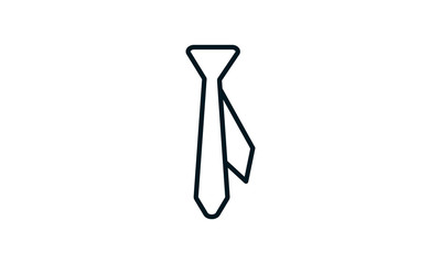 Necktie icon for business or formal attire-related websites