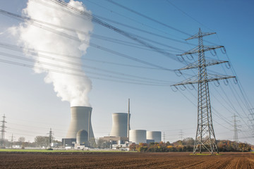 Fototapeta na wymiar nuclear power Gundremminen Germany