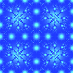 Seamless endless vector repeating christmas multicolored bright ornament of different colors