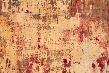 Texture of a concrete wall with cracks and scratches which can be used as a background