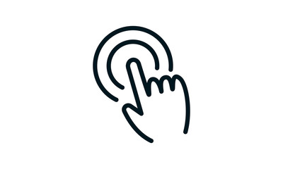 Pay per click icon for web and mobile apps