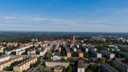 Tarnobrzeg- Panorama miasta - obrazy, fototapety, plakaty