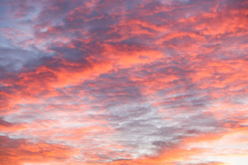 Sunset sky clouds.