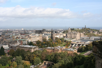 Fototapeta na wymiar Edinburgh capital city of Scotland Great Britain UK