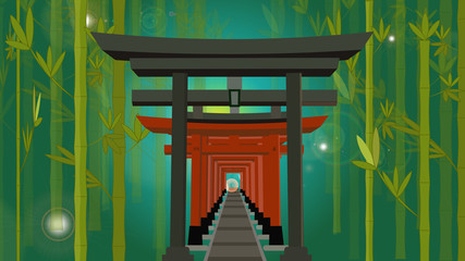 Japanese Torii Gate