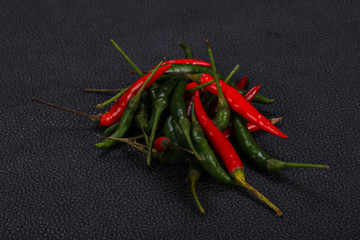 Hot and spicy Chili pepper heap