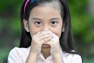 A Silent Cute Minority Person