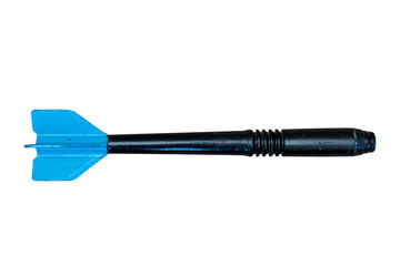 World war II projectile on white isolated background