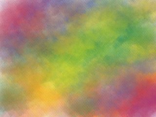 Obraz na płótnie Canvas Random rainbow watercolor on paper background