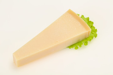 Italian traditional parmesan cheese triangle