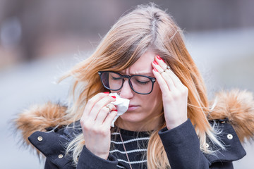 Allergy issues during seasonal changes and regular virus / flu health problems.