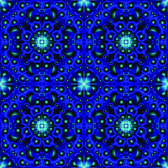 Seamless endless vector repeating multicolored bright ornament of different colors