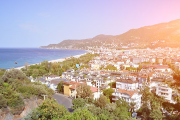 Fototapeta premium Beautiful view of the city of Alanya, Turkey.