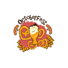 Oktoberfest Logo Design Vector