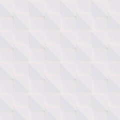3D pattern made of white and beige geometric shapes, creative background or wallpaper surface made of light and shadow. Futuristic seamless decorative abstract texture design, simple graphic elements