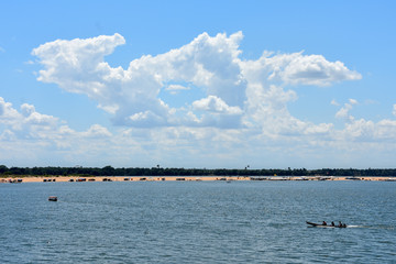 Clouds on Beach