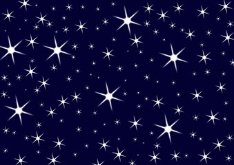 Fototapeta na wymiar blue star background with stars