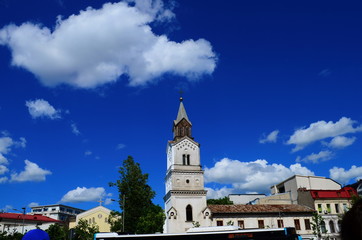 Obraz premium beautiful architecture of the ancient city of Bucharest, capital of Romania