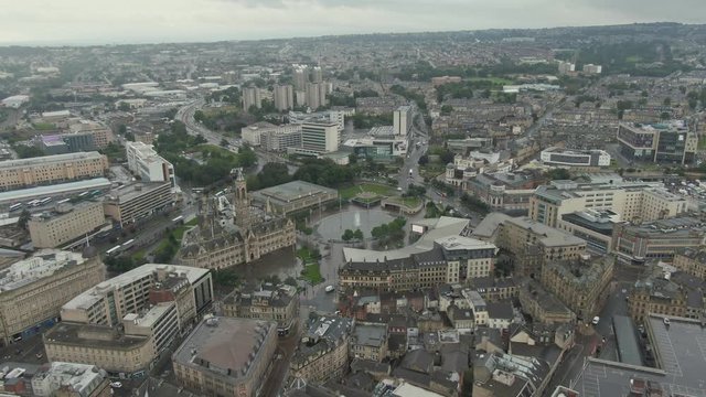 Wide orbit of Bradford City Centre