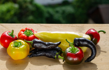 group different varieties of pepper