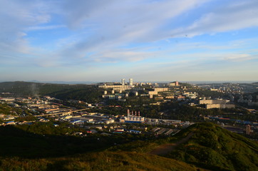 Obraz premium panoramic view of the city