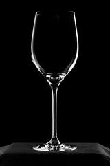 wineglass detail black and white