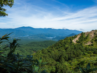 磐梯山登山道からの眺望