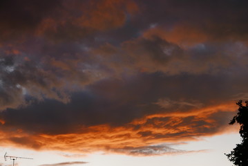 sky with clouds