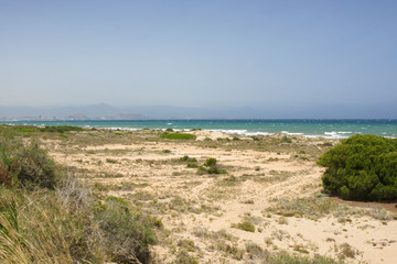 Fototapeta na wymiar Seafront near Alicante, Costa Blanca, Spain