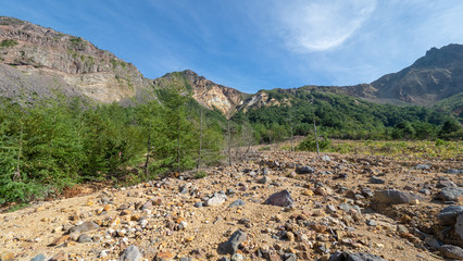 裏磐梯からの磐梯山断崖絶壁