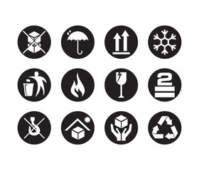 Packaging Icon,  Packaging sign