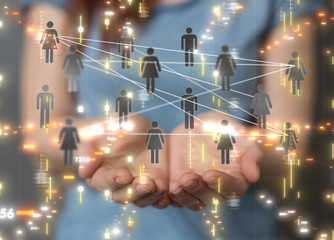 People team Social network group