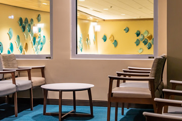 Sitting in the waiting room 