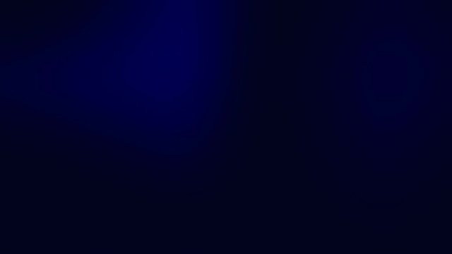 Abstract dark blue and black background with a slow moving blurry spot light