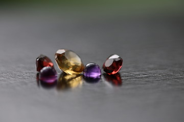 Garnet, Citrine and Amethyst III