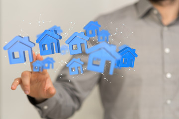 using futuristic interface of smart home automation iot