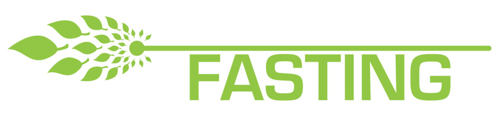 Fasting Green Leaves Horizontal Bar 