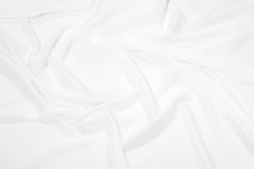 White fabric texture background. / Soft image.