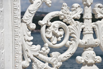 Rococo Gate Closeup Detail, Dolmabahce Palace, Istanbul