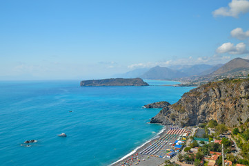 A vacation spent in the tourist resort of San Nicola Arcella in Italy.