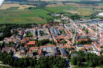 Fototapeta na wymiar Greifswald, Altstadt und Zentrum