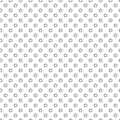 Abstract polka dot pattern with hand drawn dots. Cute vector black and white polka dot pattern. Seamless monochrome doodle polka dot pattern for textile, wallpapers, wrapping paper, cards and web.