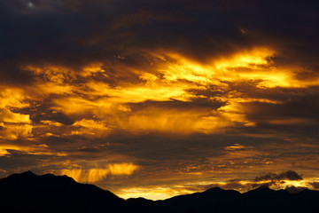 夕焼け雲